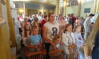 poświęcenie tornistrów dla najmłodszych dzieci, 10.09.2017r